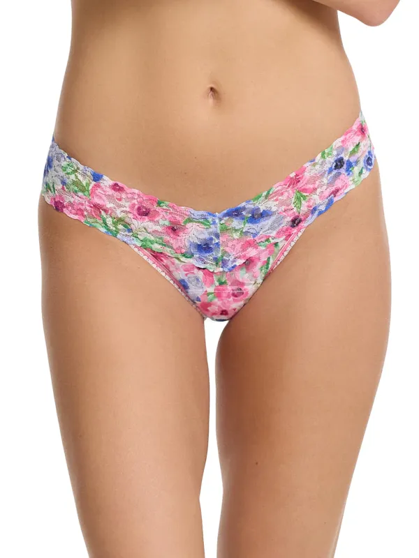Hanky Panky Low Rise Printed Thong - Paint and Pour sold by Boutique with Grace