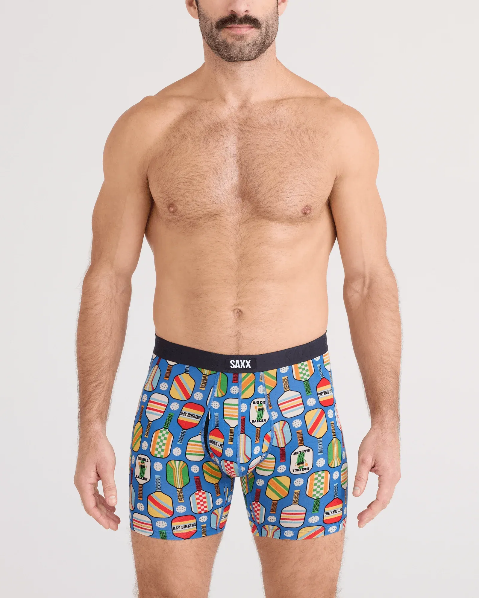 Saxx Vibe Xtra Boxer Brief Fly - Day Dinking Bold Blue sold by Boutique with Grace