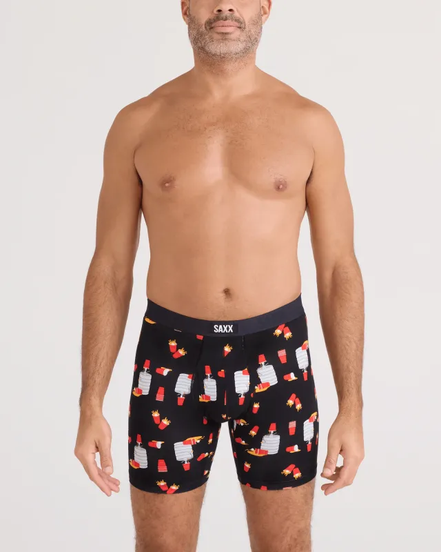 Saxx Vibe Xtra Boxer Brief Fly - Tapped Out Black sold by Boutique with Grace