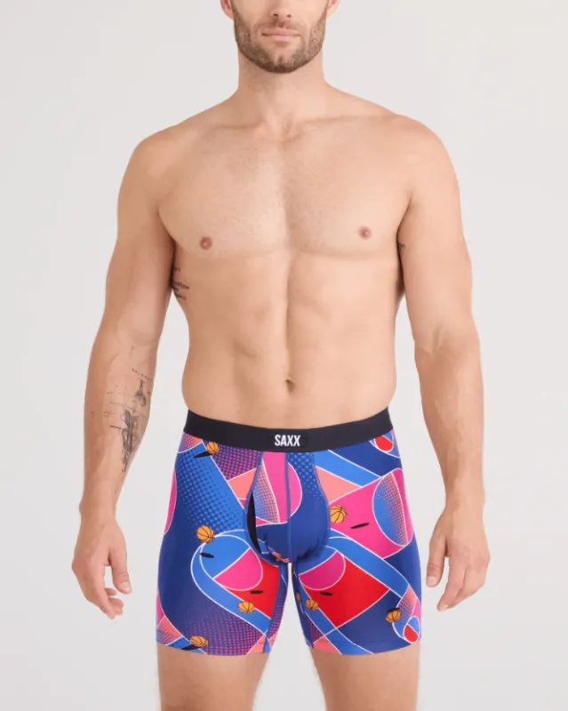 Saxx Vibe Xtra Boxer Brief Fly - Sport Court Multi sold by Boutique with Grace