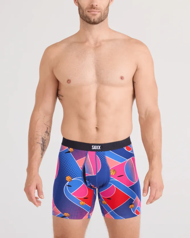 Saxx Vibe Xtra Boxer Brief Fly - Sport Court Multi sold by Boutique with Grace