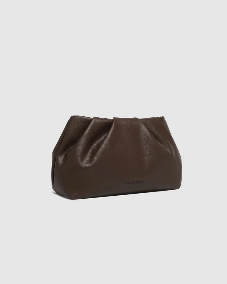 Louenhide Naomi Clutch - Chocolate sold by Boutique with Grace product image thumbnail 3