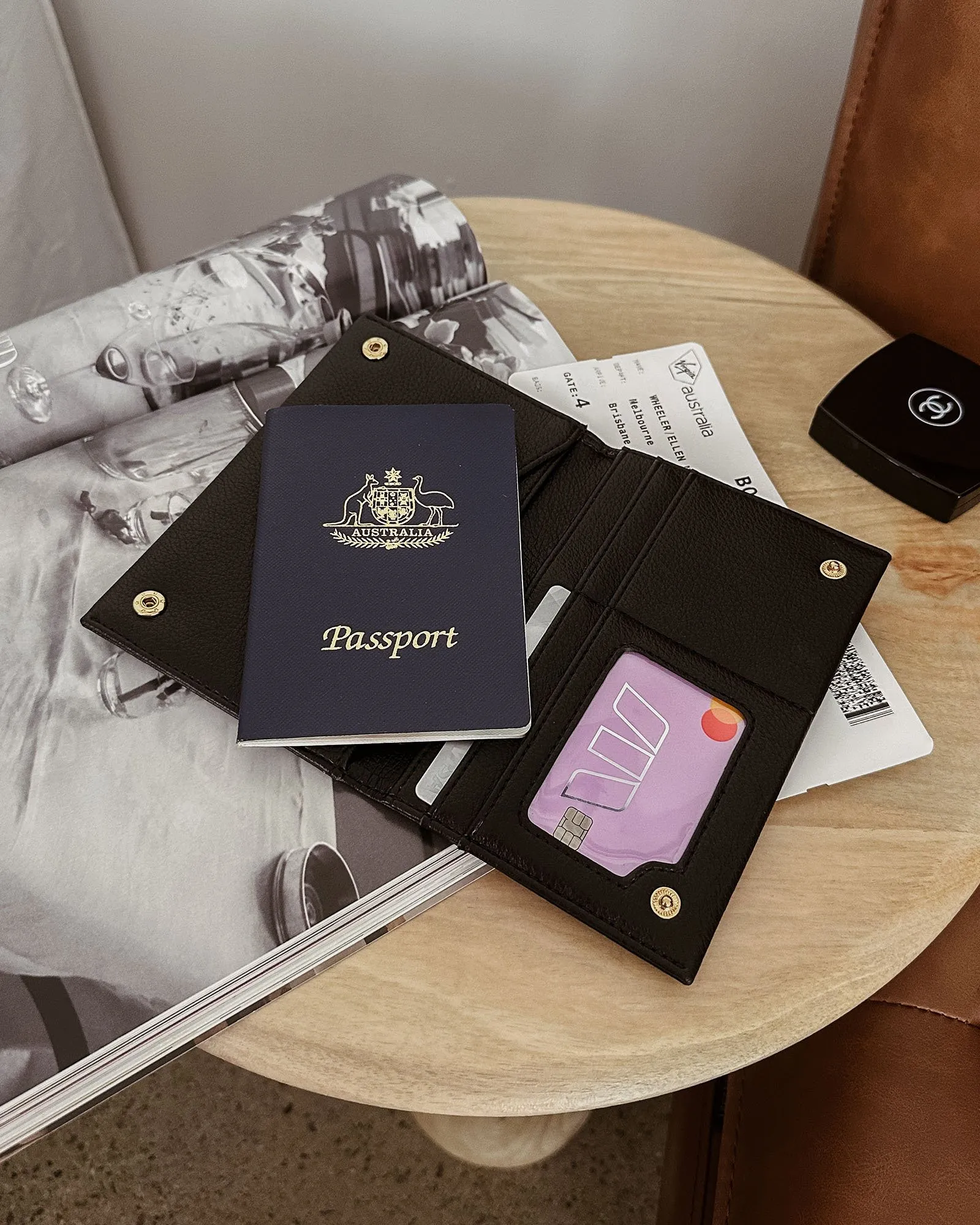 Louenhide Venice Passport Holder - Black sold by Boutique with Grace product image thumbnail 5