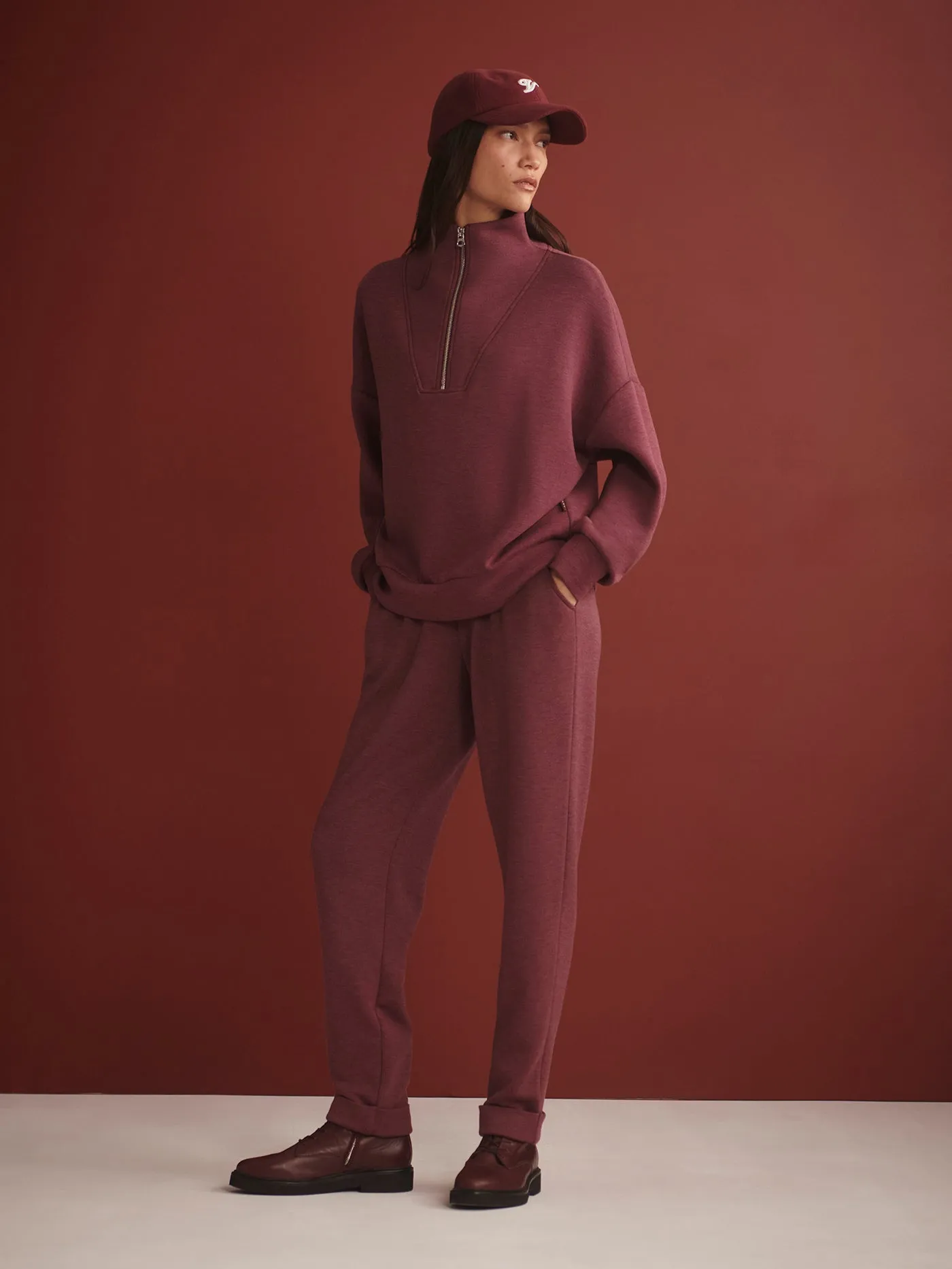 Varley Rolled Cuff Pant 28.5” - Sassafras Marl sold by Boutique with Grace