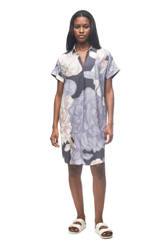 Indyeva Frivol Dress - Boreal Piwonia Print sold by Boutique with Grace