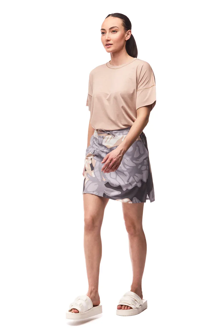 Indyeva Alokaya Skort - Boreal Piwonia Print sold by Boutique with Grace product image thumbnail 2
