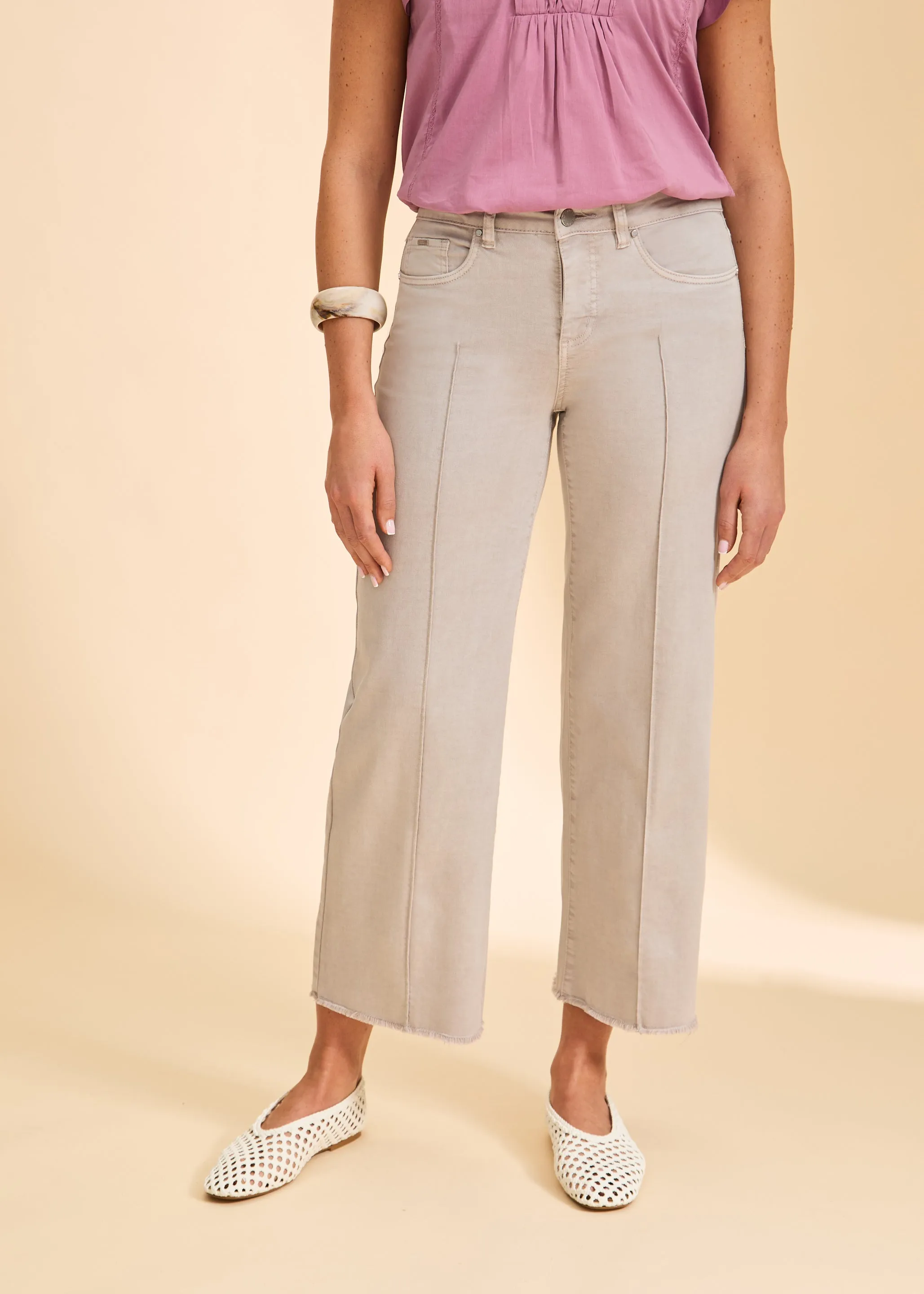 FDJ Olivia Wide Ankle - Grey sold by Boutique with Grace