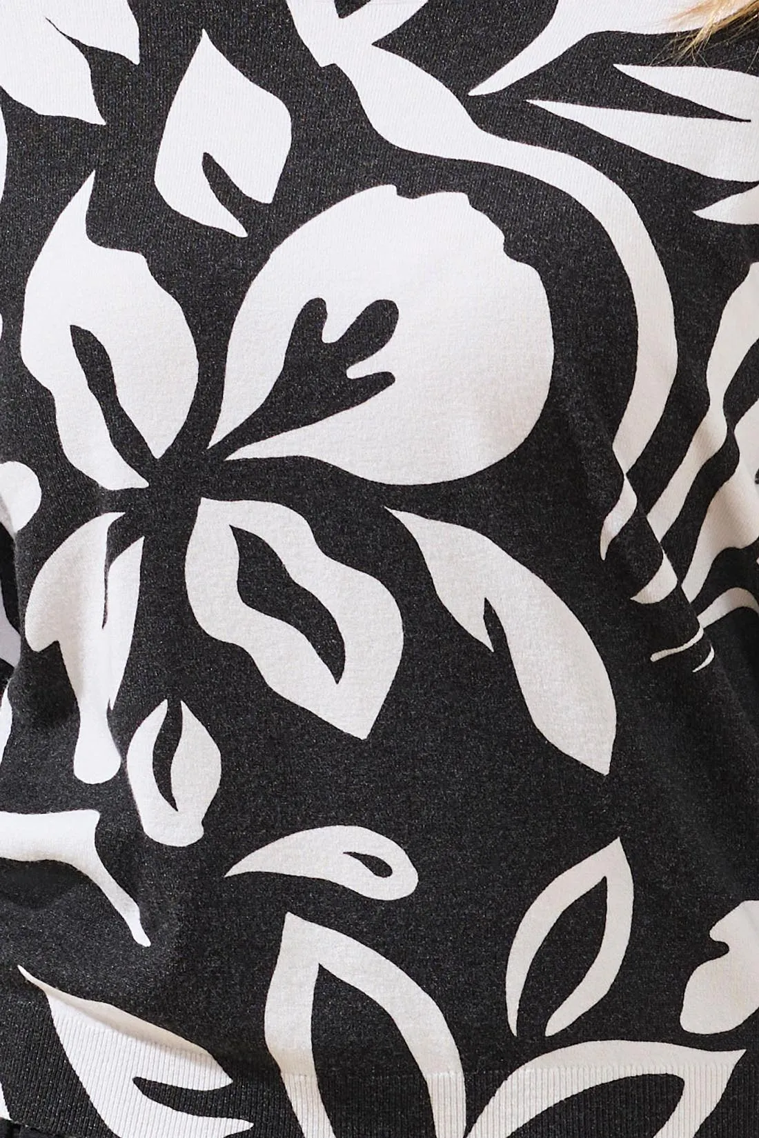 Tribal Everleigh Printed Sweater - Black sold by Boutique with Grace product image thumbnail 4