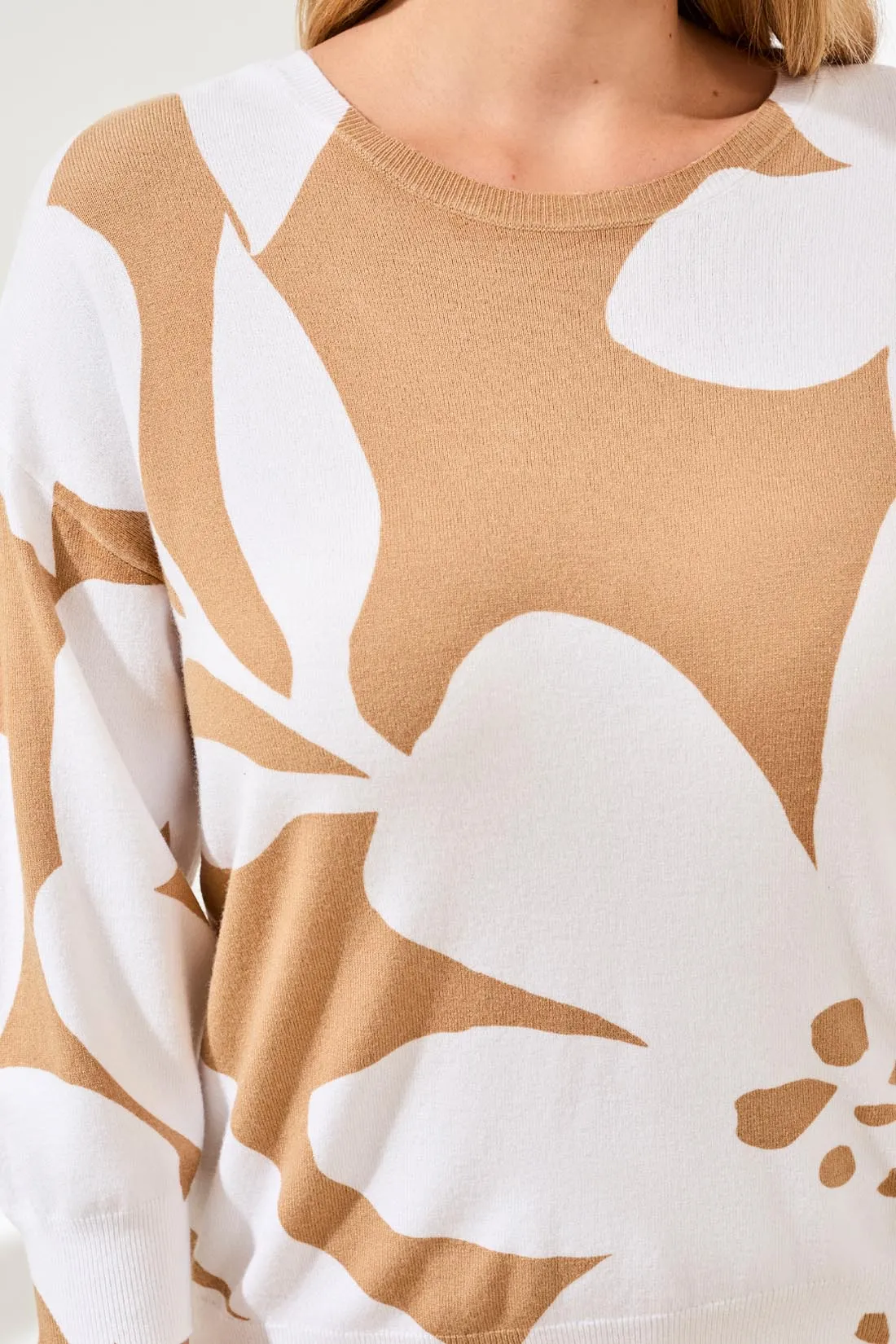 Tribal Everleigh Printed Sweater - Sesame sold by Boutique with Grace product image thumbnail 4