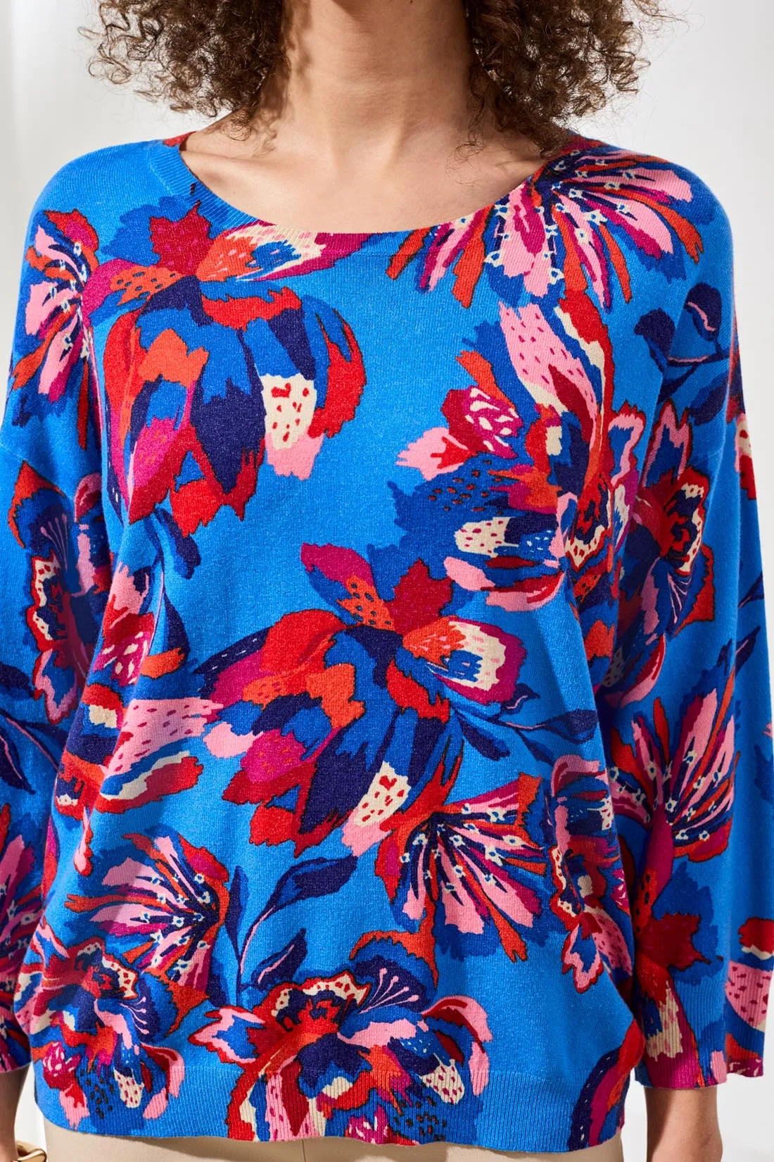 Tribal Everleigh Printed Sweater - Turkish Sea sold by Boutique with Grace product image thumbnail 3