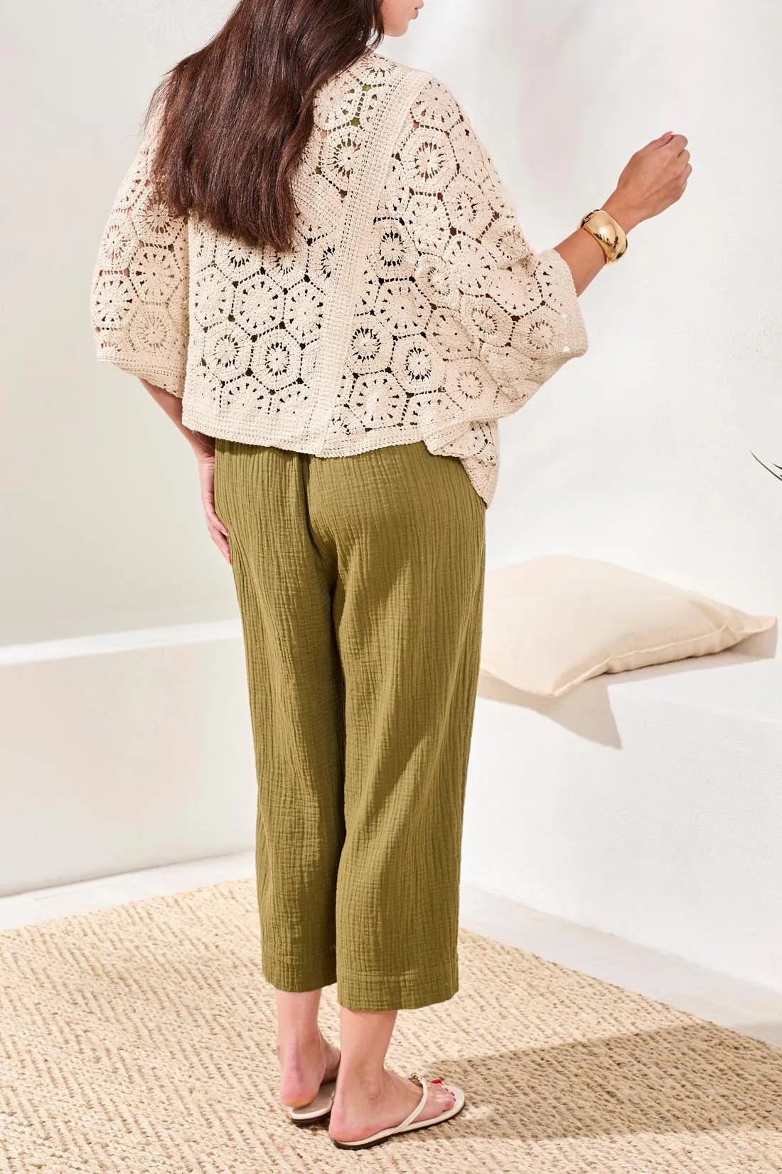 Tribal Crochet Cardi - Natural sold by Boutique with Grace product image thumbnail 4