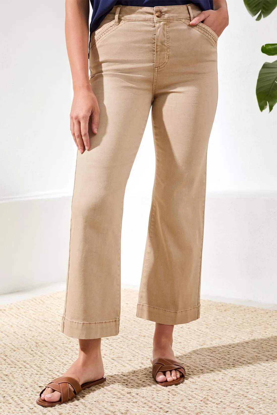 Tribal Ankle Pant with Embroidery Detail - Beach sold by Boutique with Grace product image thumbnail 3