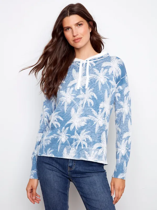 Charlie B Reverse Print Hoodie - Tropic sold by Boutique with Grace