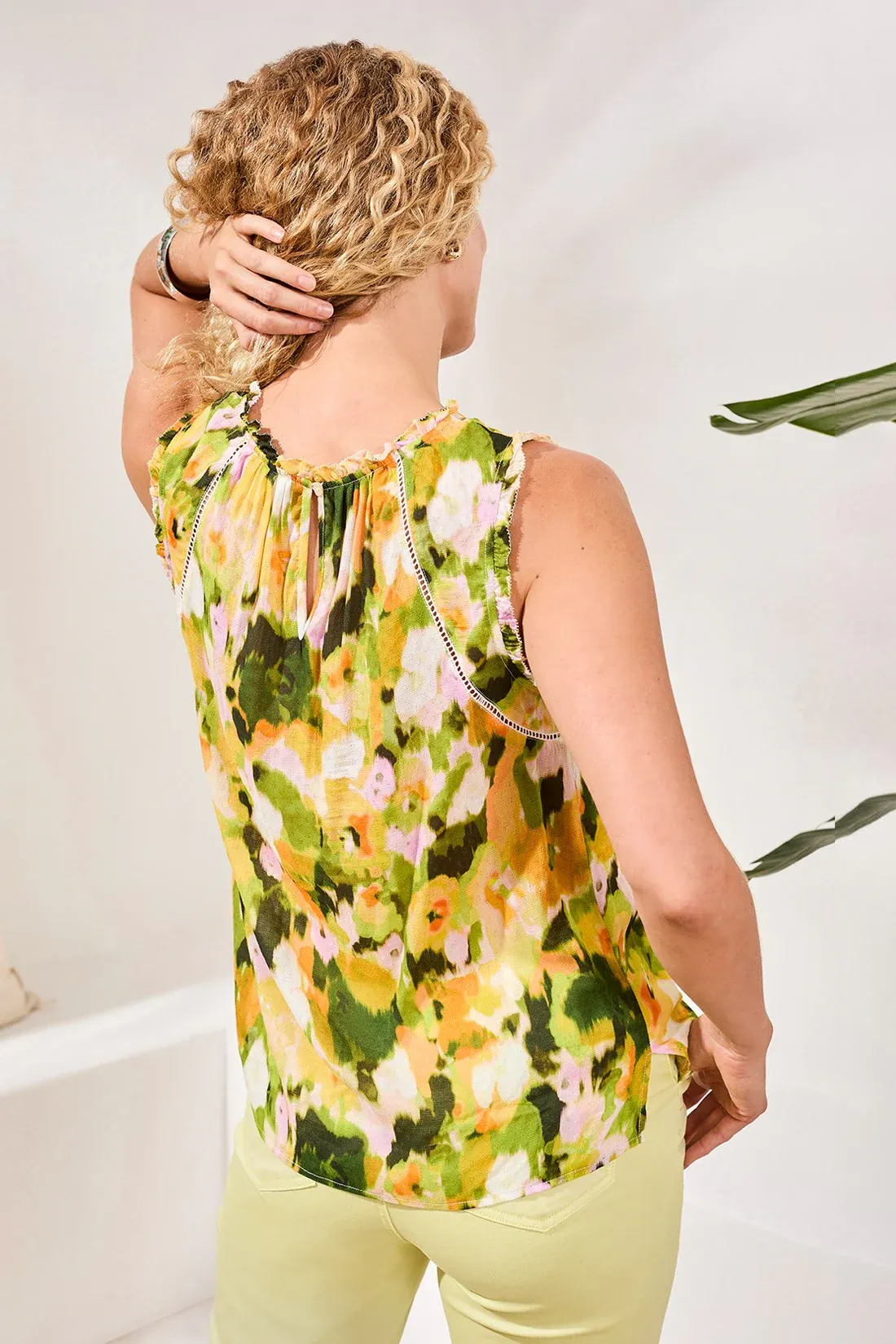 Tribal Marissa Blouse - Kiwi Zest sold by Boutique with Grace product image thumbnail 3