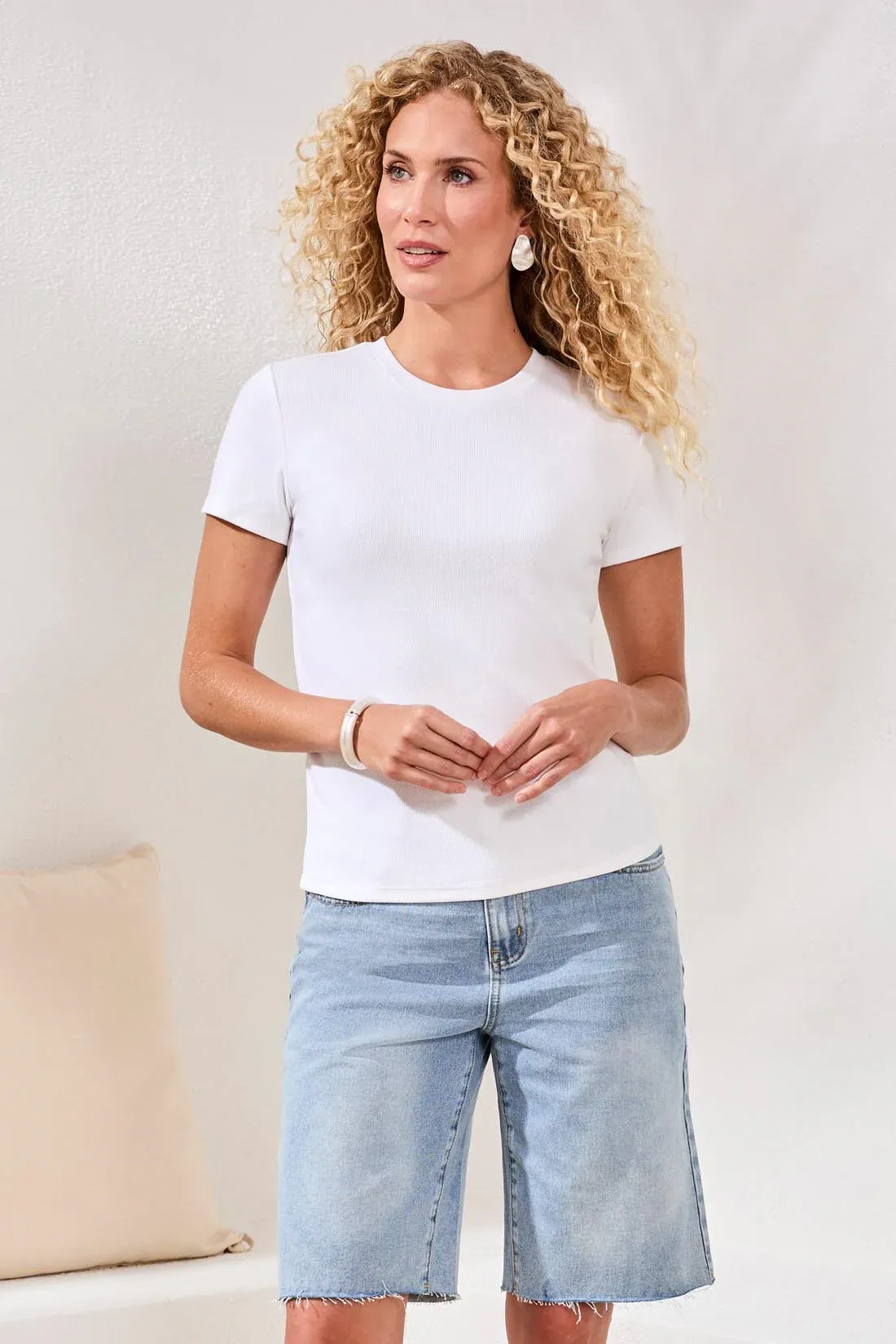 Tribal Fitted Crew - White sold by Boutique with Grace product image thumbnail 2