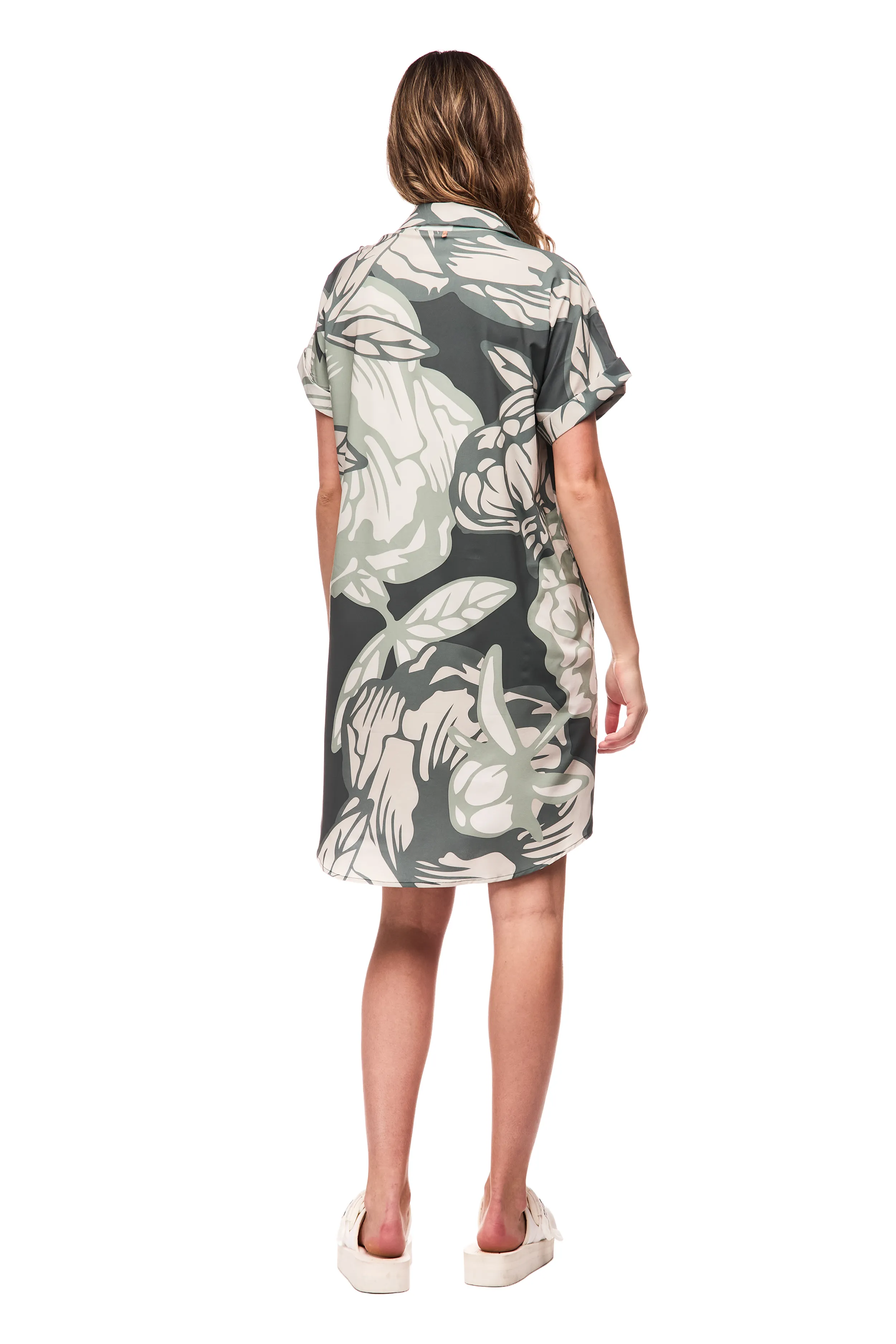 Indyeva Frivol Dress - Nephrite Piwonia Print sold by Boutique with Grace product image thumbnail 4