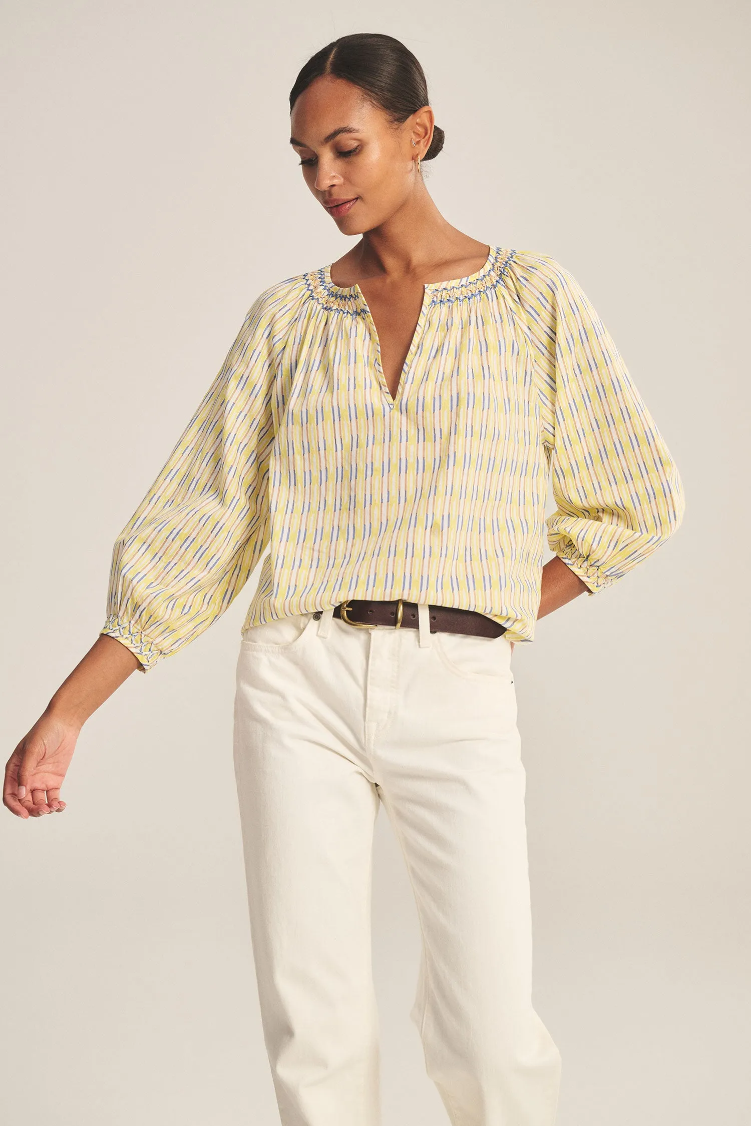 Velvet Campbell Blouse - Buttercup sold by Boutique with Grace product image thumbnail 3