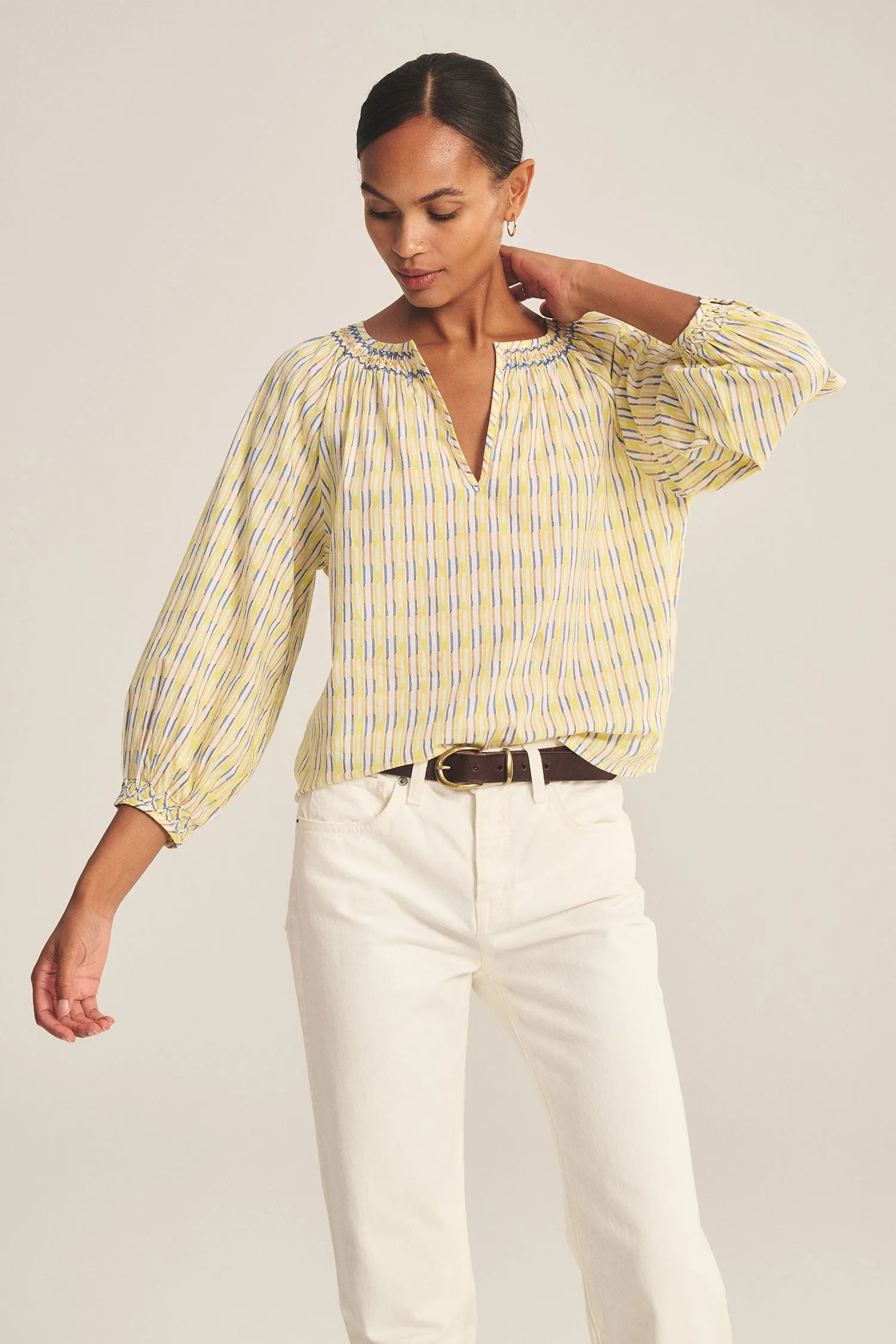 Velvet Campbell Blouse - Buttercup sold by Boutique with Grace product image thumbnail 4