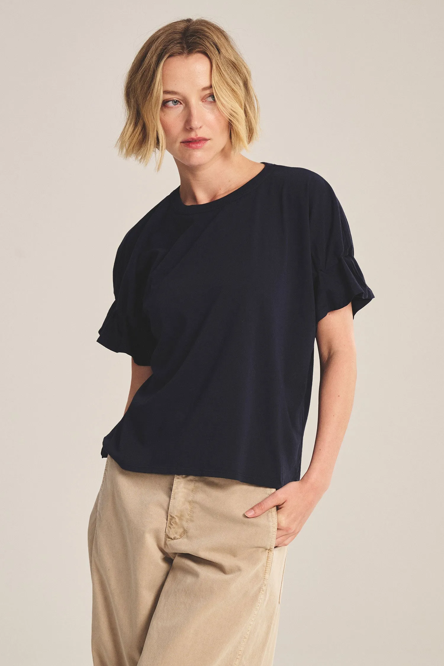 Velvet Tae Jersey Tee - Navy sold by Boutique with Grace product image thumbnail 3