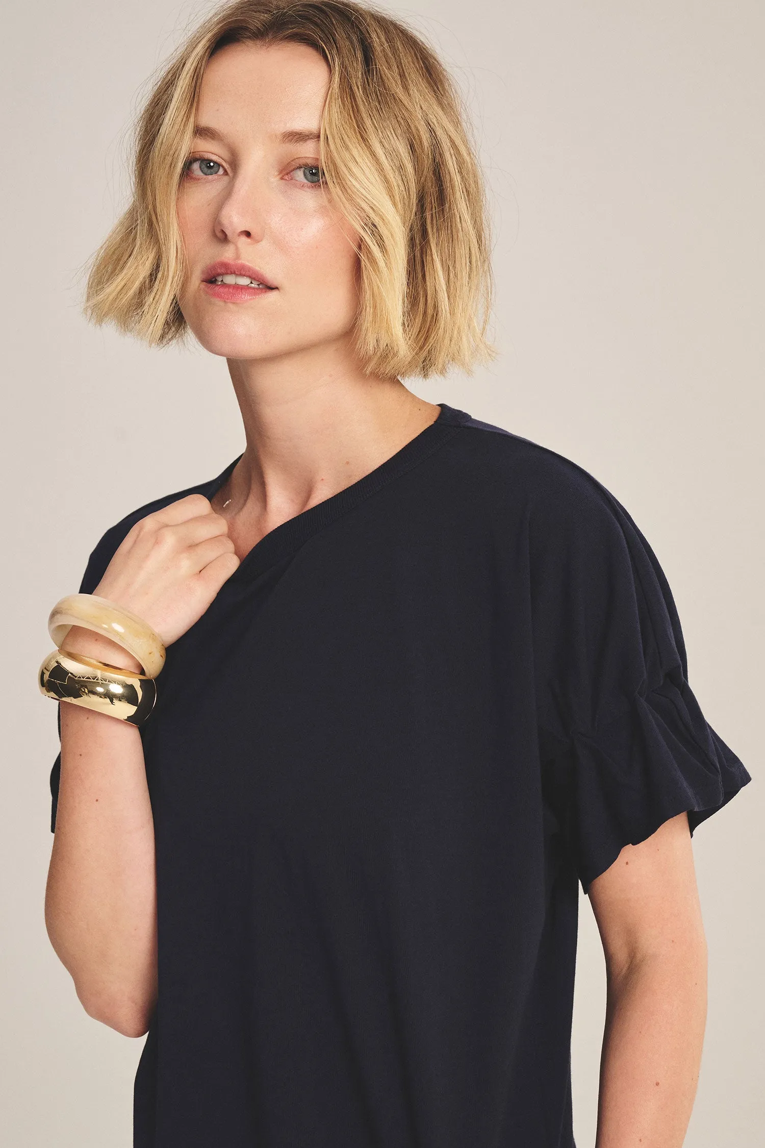 Velvet Tae Jersey Tee - Navy sold by Boutique with Grace product image thumbnail 4