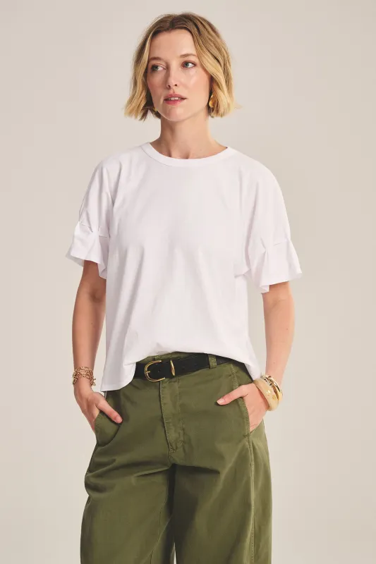 Velvet Tae Jersey Tee - White sold by Boutique with Grace