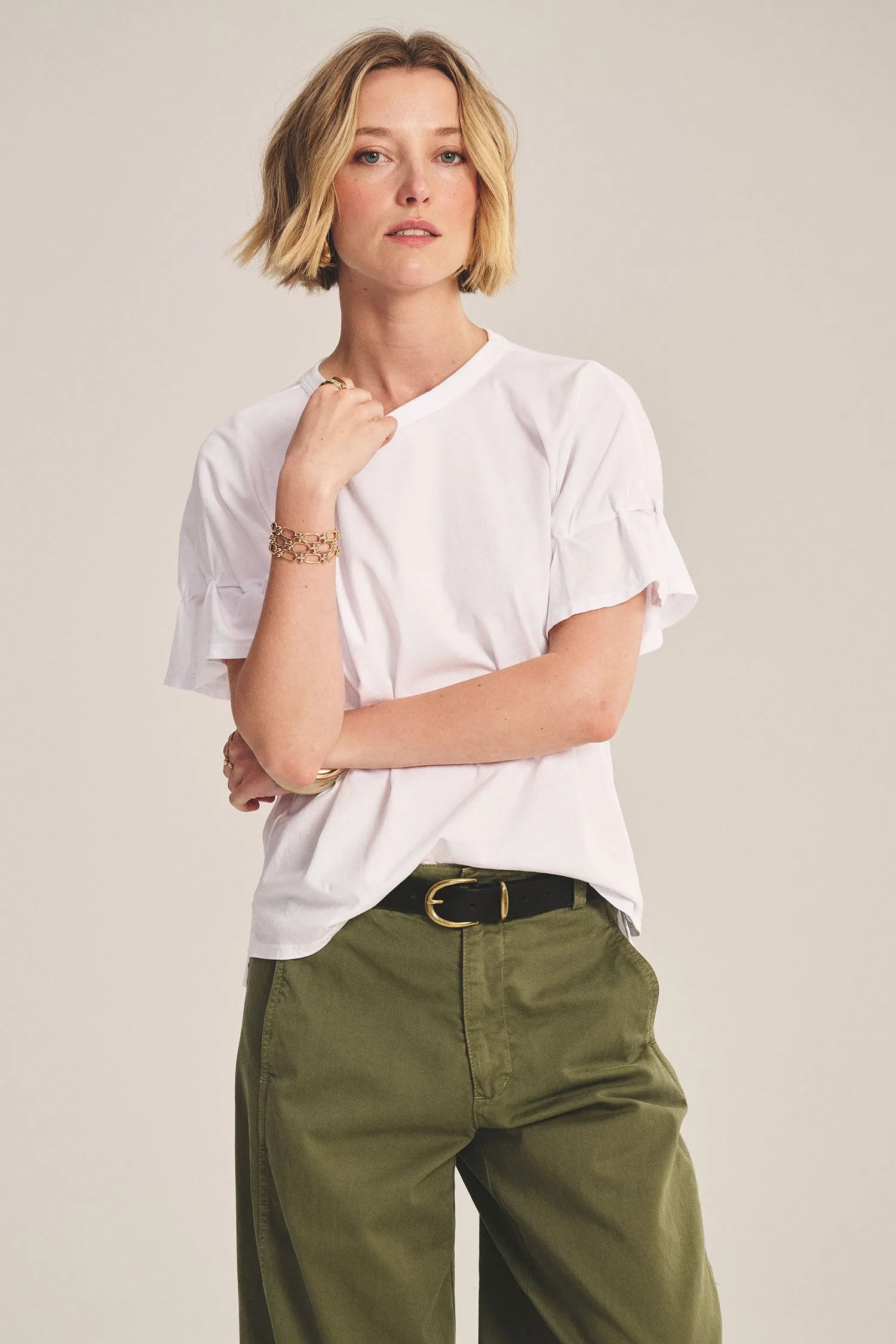 Velvet Tae Jersey Tee - White sold by Boutique with Grace product image thumbnail 3