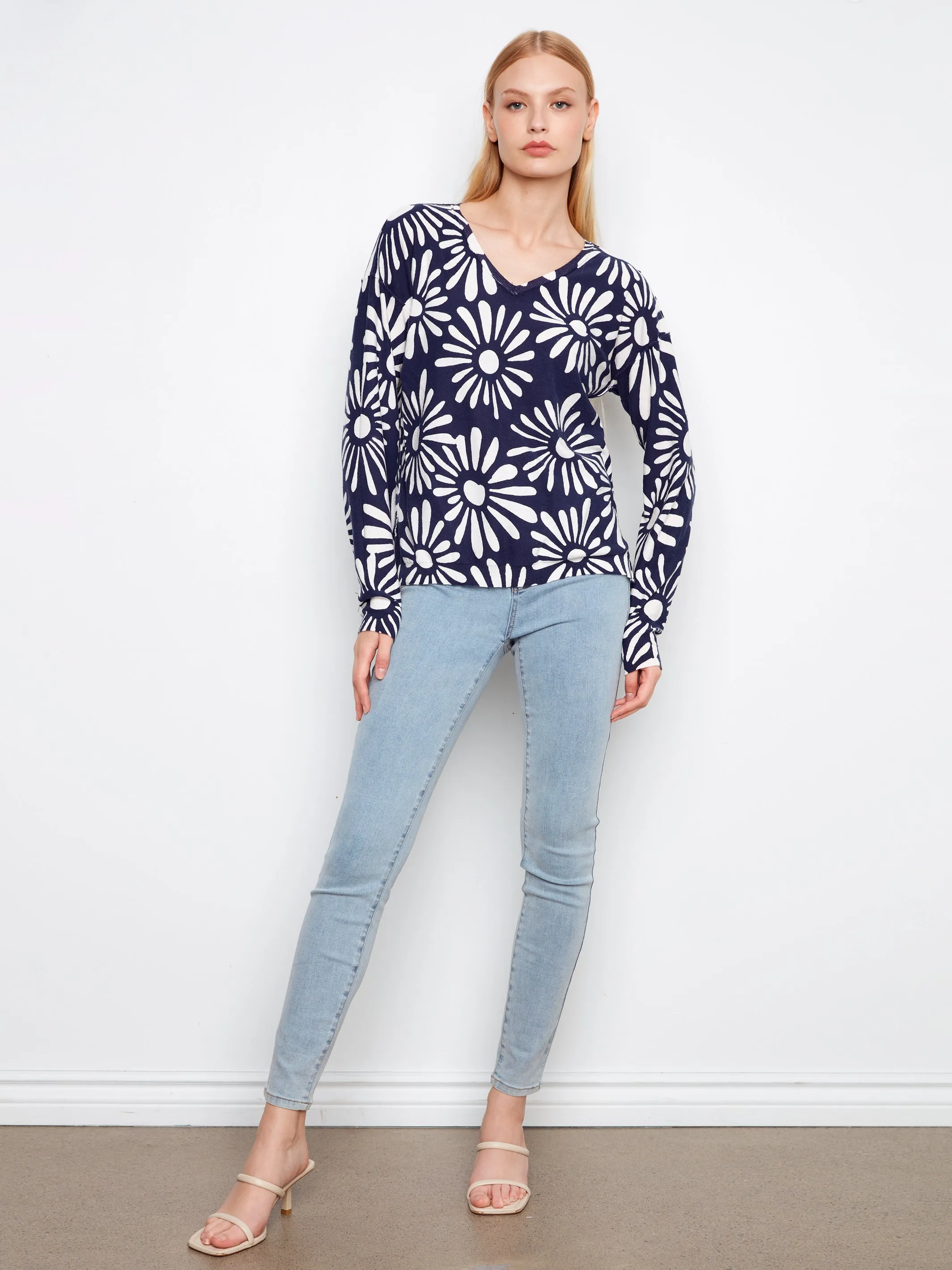 Charlie B Daisy Sweater - Nautic sold by Boutique with Grace product image thumbnail 3