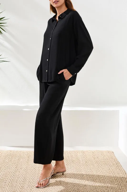 Tribal Ava Blouse - Black made by Tribal