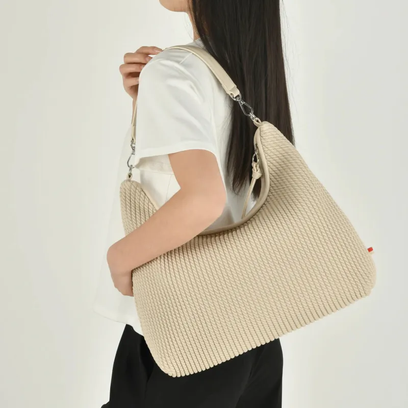 co-lab Demi Hobo Crossbody - Bone made by Co-Lab