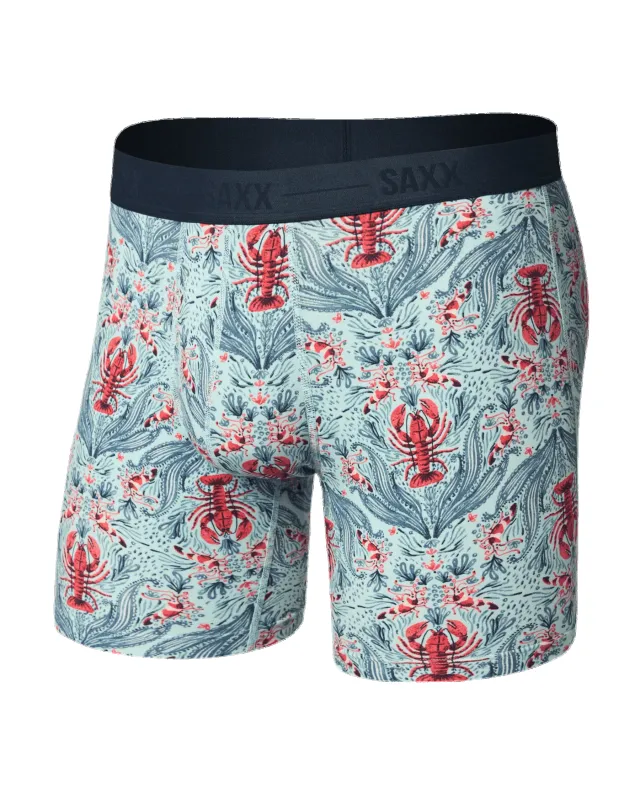 Saxx Smooth Luxe Modal Boxer Brief - Lobster Flourish made by SAXX