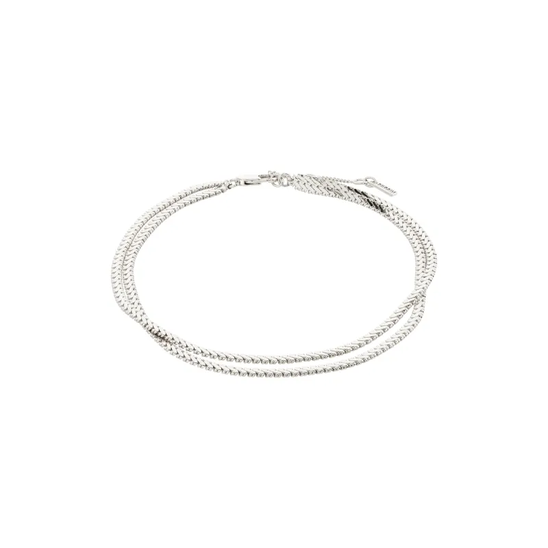 Pilgrim Jelona Anklet - Silver made by Pilgrim