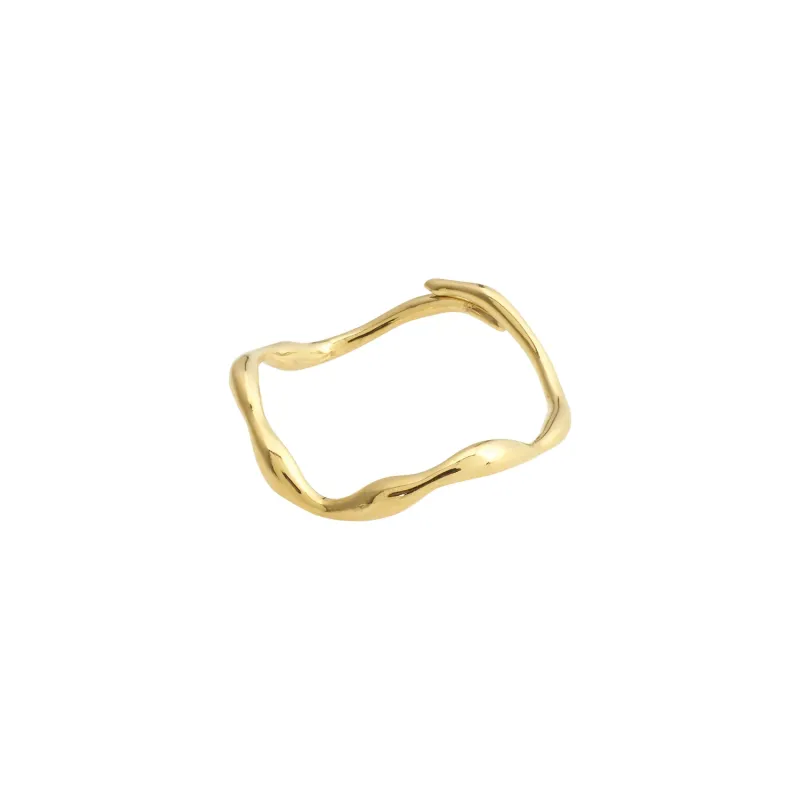 Pilgrim Lulu Organic Ring - Gold sold by Boutique with Grace