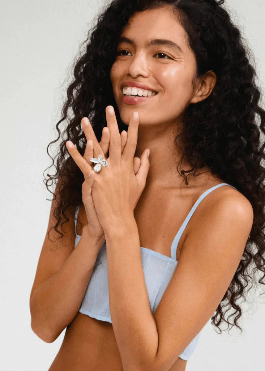 Pilgrim Dream Statement Ring - Silver sold by Boutique with Grace product image thumbnail 2