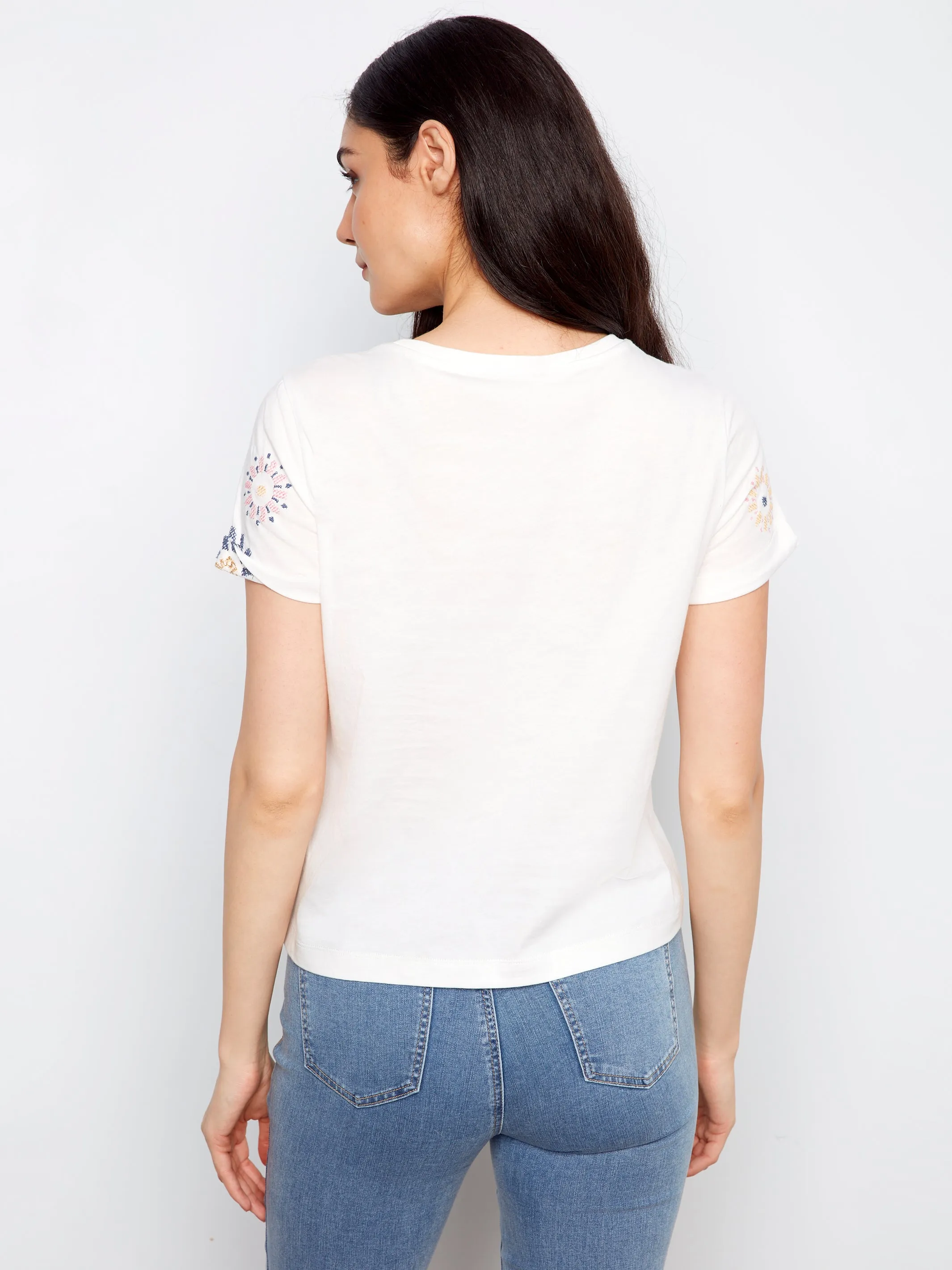 Charlie B Daisy Tee - Daisies sold by Boutique with Grace product image thumbnail 4