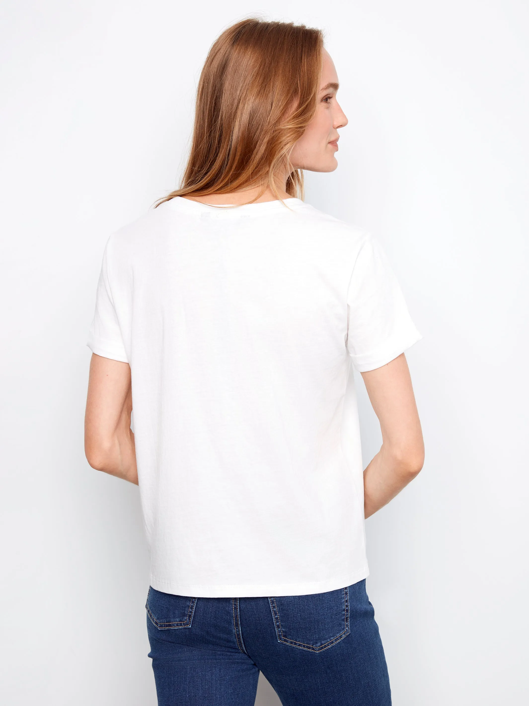 Charlie B Hannah Tee - White sold by Boutique with Grace product image thumbnail 4