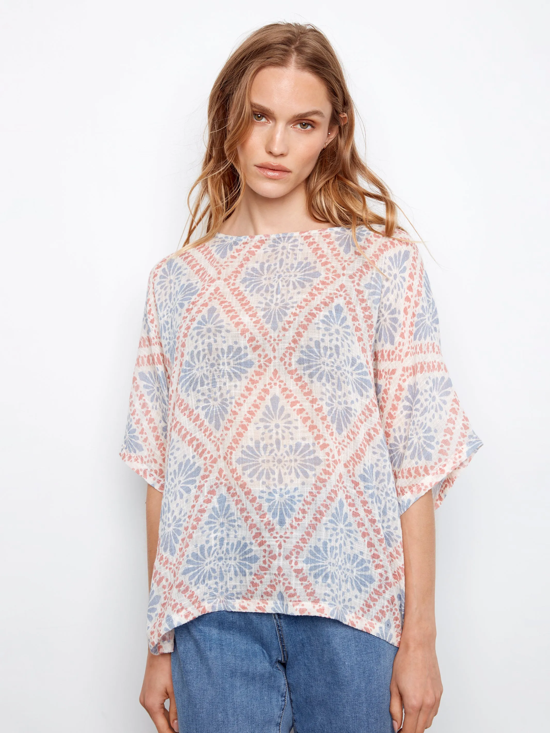 Charlie B Stacey Blouse - Trellis sold by Boutique with Grace product image thumbnail 4
