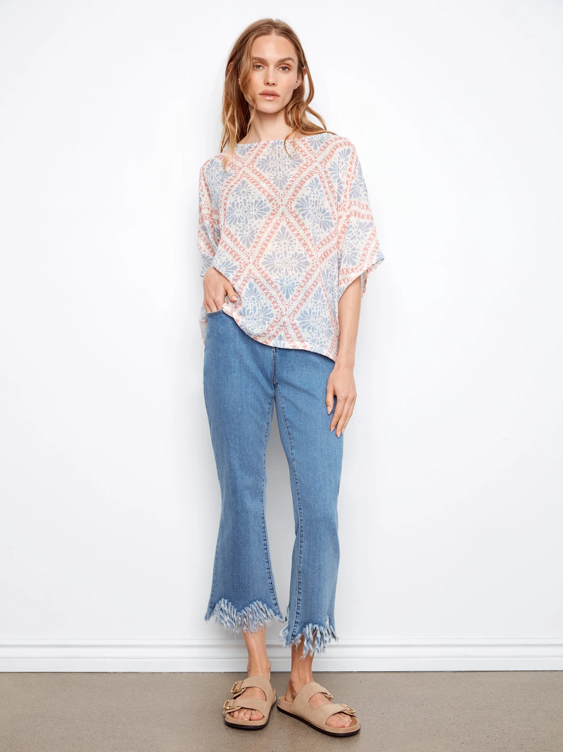 Charlie B Stacey Blouse - Trellis sold by Boutique with Grace product image thumbnail 2