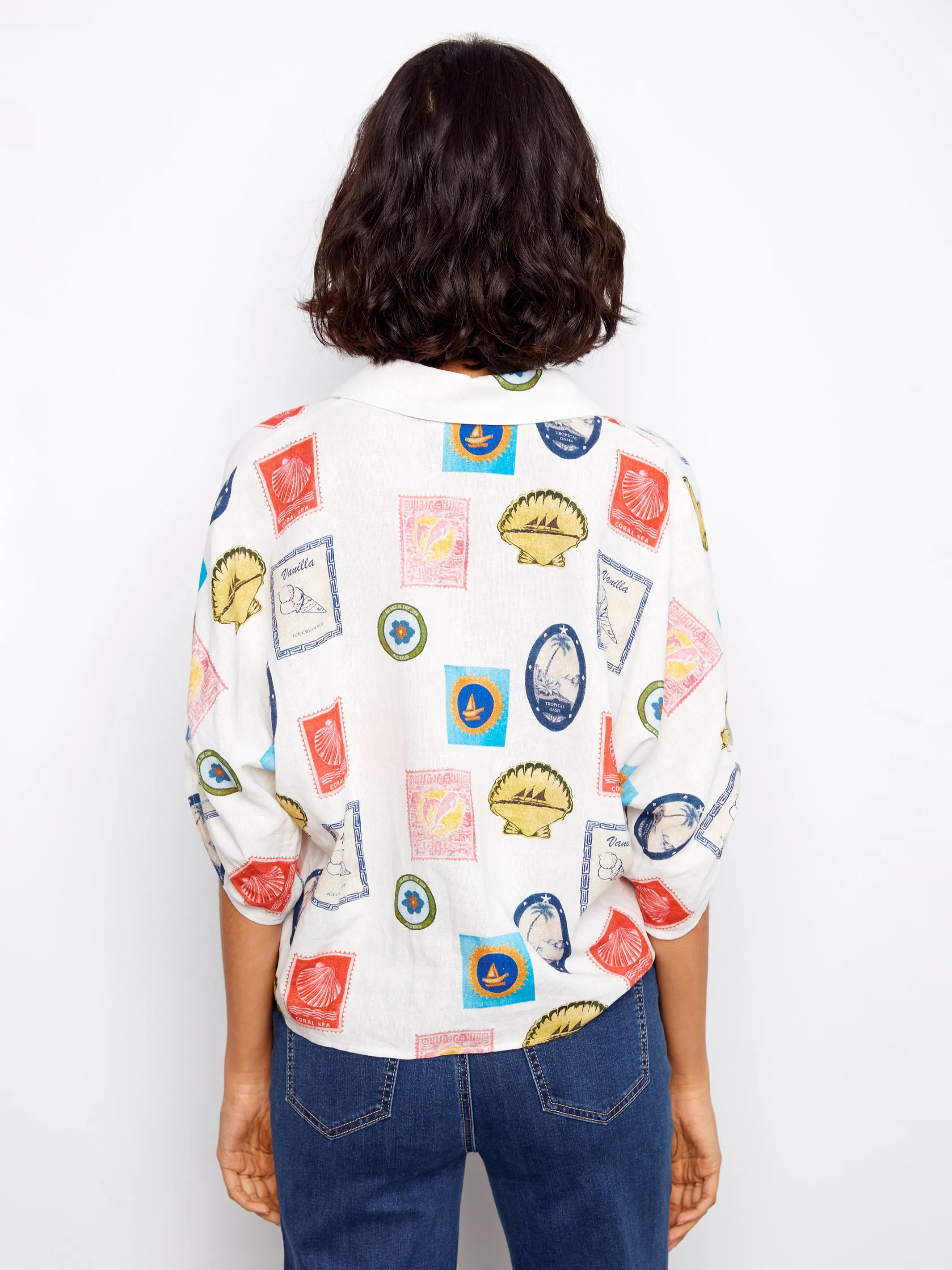 Charlie B Voyage Blouse - Postcard sold by Boutique with Grace product image thumbnail 5