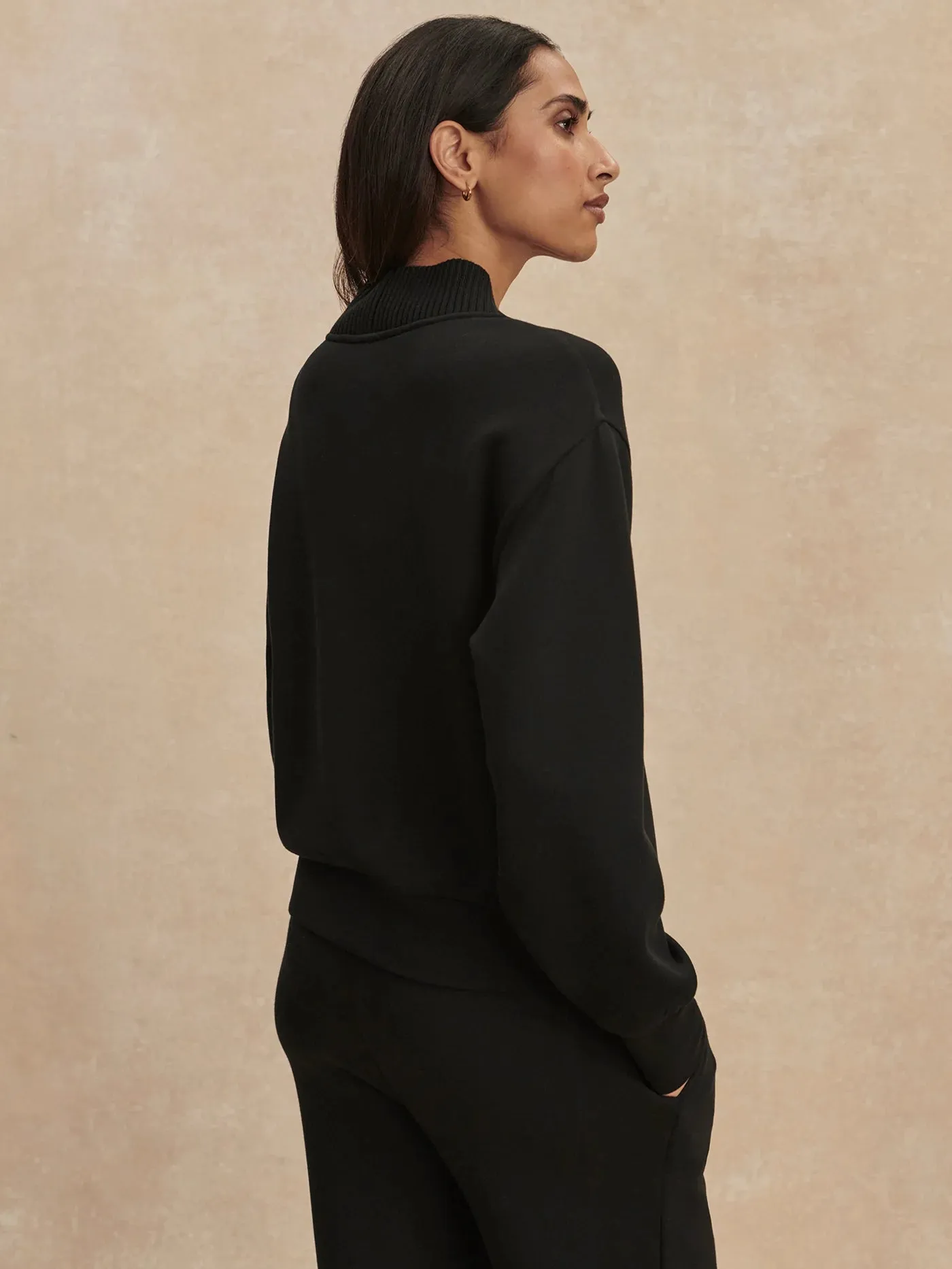 Varley Lucine Button Front Sweater - Black sold by Boutique with Grace product image thumbnail 3