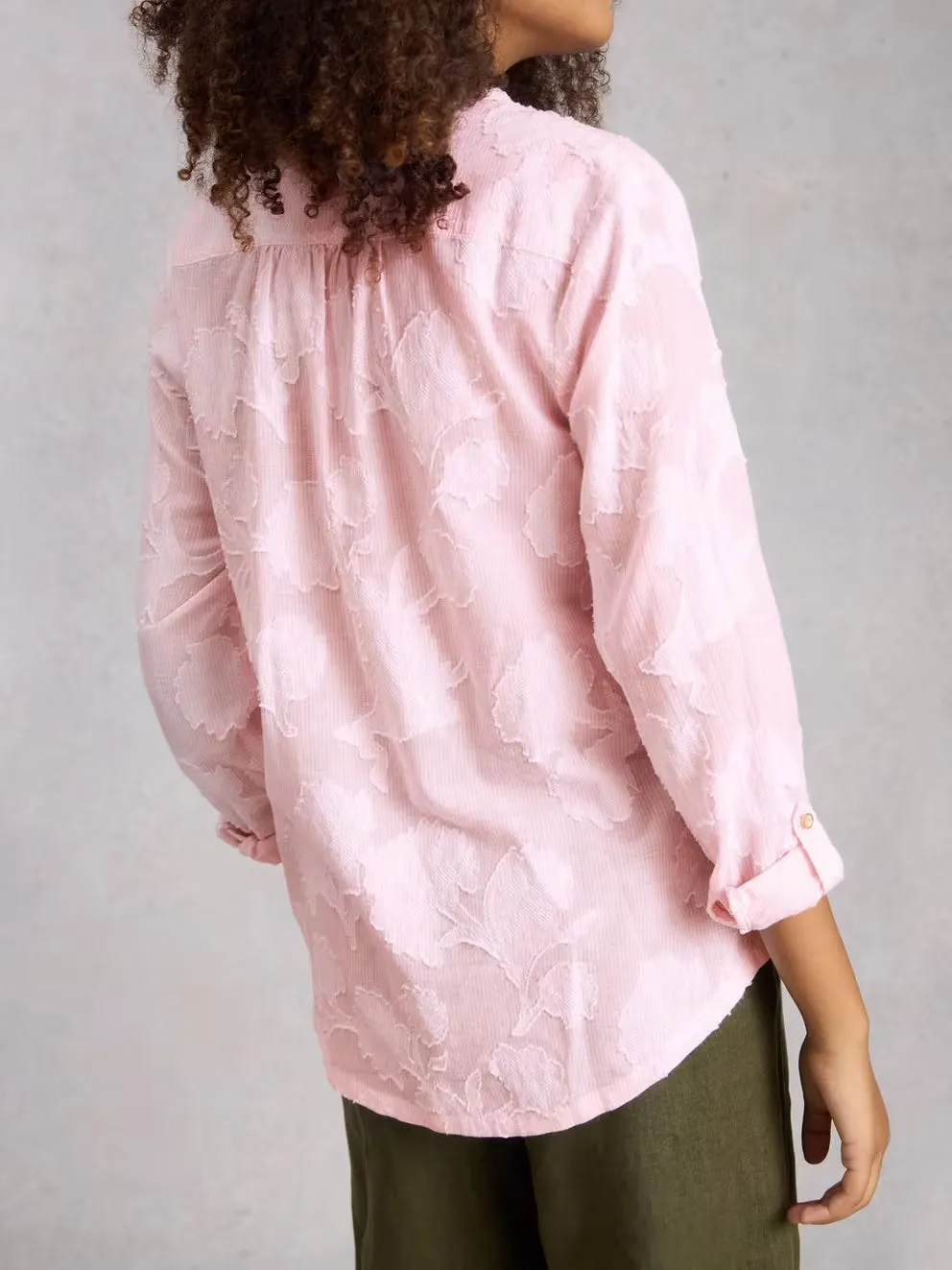 White Stuff Sophie Jacquard Shirt - Pink Multi sold by Boutique with Grace product image thumbnail 3