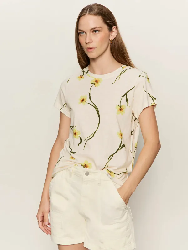 Sanctuary Perfect Tee - Lemon Meadow made by Sanctuary