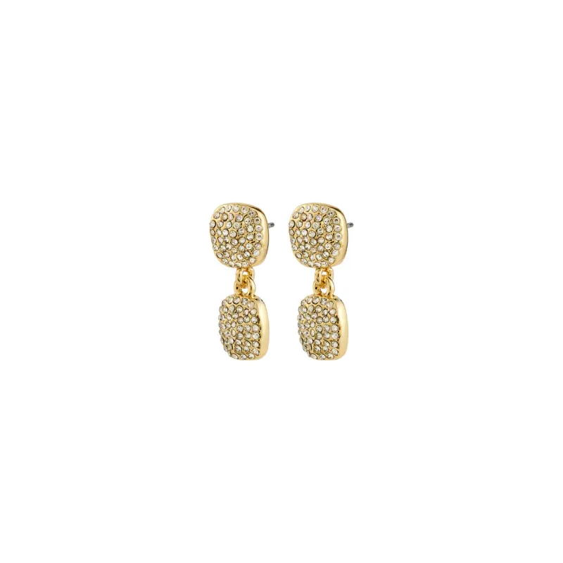 Pilgrim Ember Earrings - Gold made by Pilgrim
