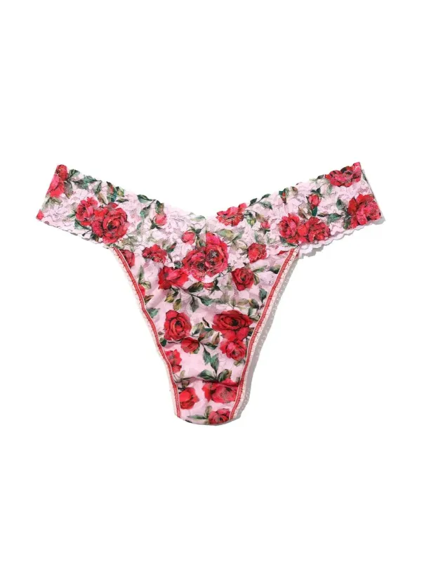 Hanky Panky Printed Original Rise Thong - Je T'aime made by Boutique with Grace