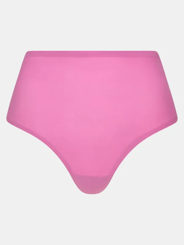 Chantelle Soft Stretch High Waisted Thong - Rosebud made by Chantelle