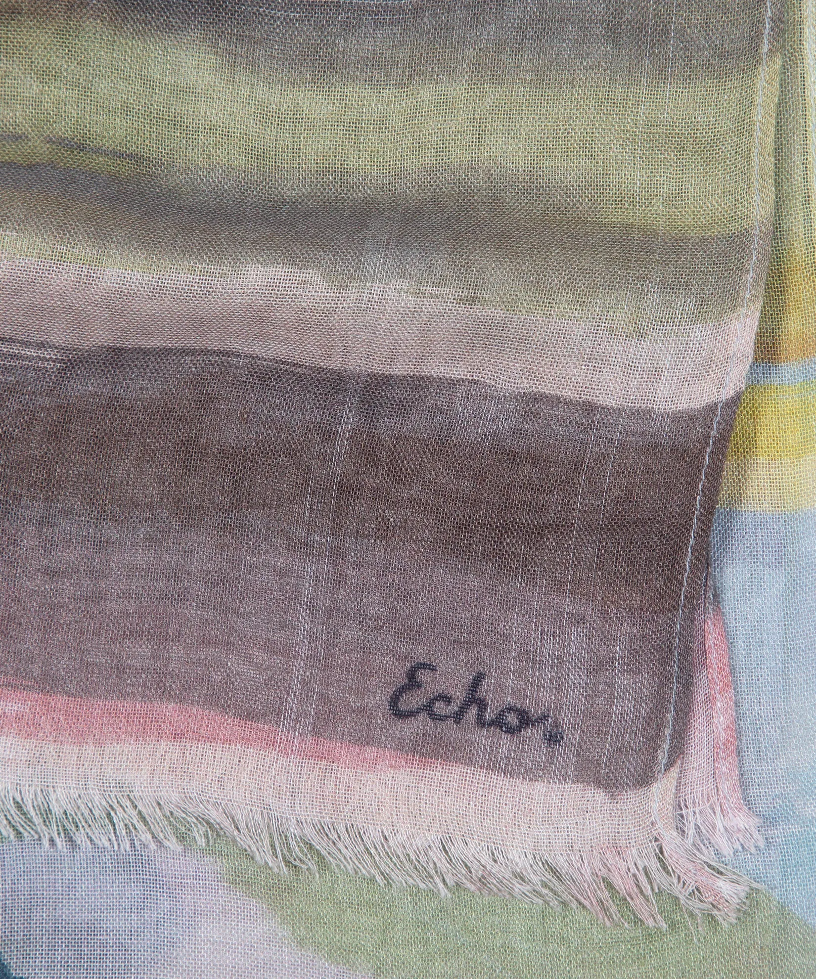 Echo Painterly Landscape Wrap - Pebble sold by Boutique with Grace product image thumbnail 4