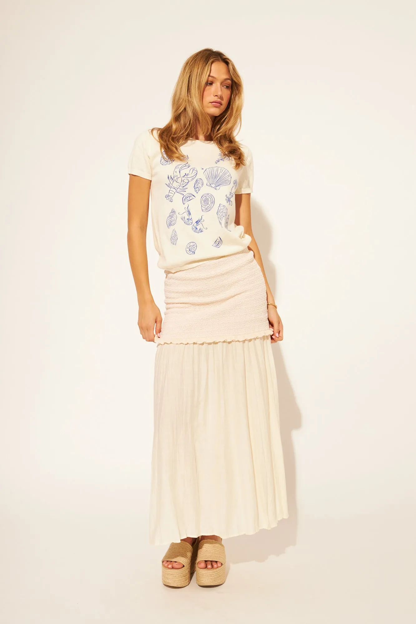 John & Jenn Delmar SS Sweater - Amalfi Ocean sold by Boutique with Grace product image thumbnail 2