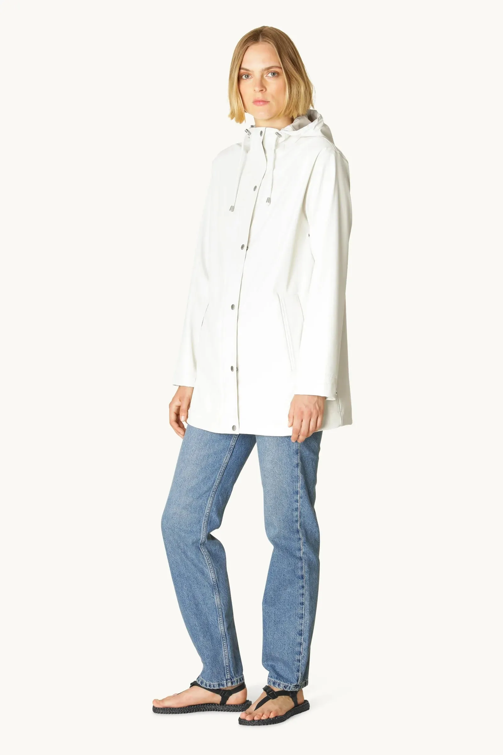 Ilse Jacobsen Rain Jacket - Milk Creme sold by Boutique with Grace product image thumbnail 2