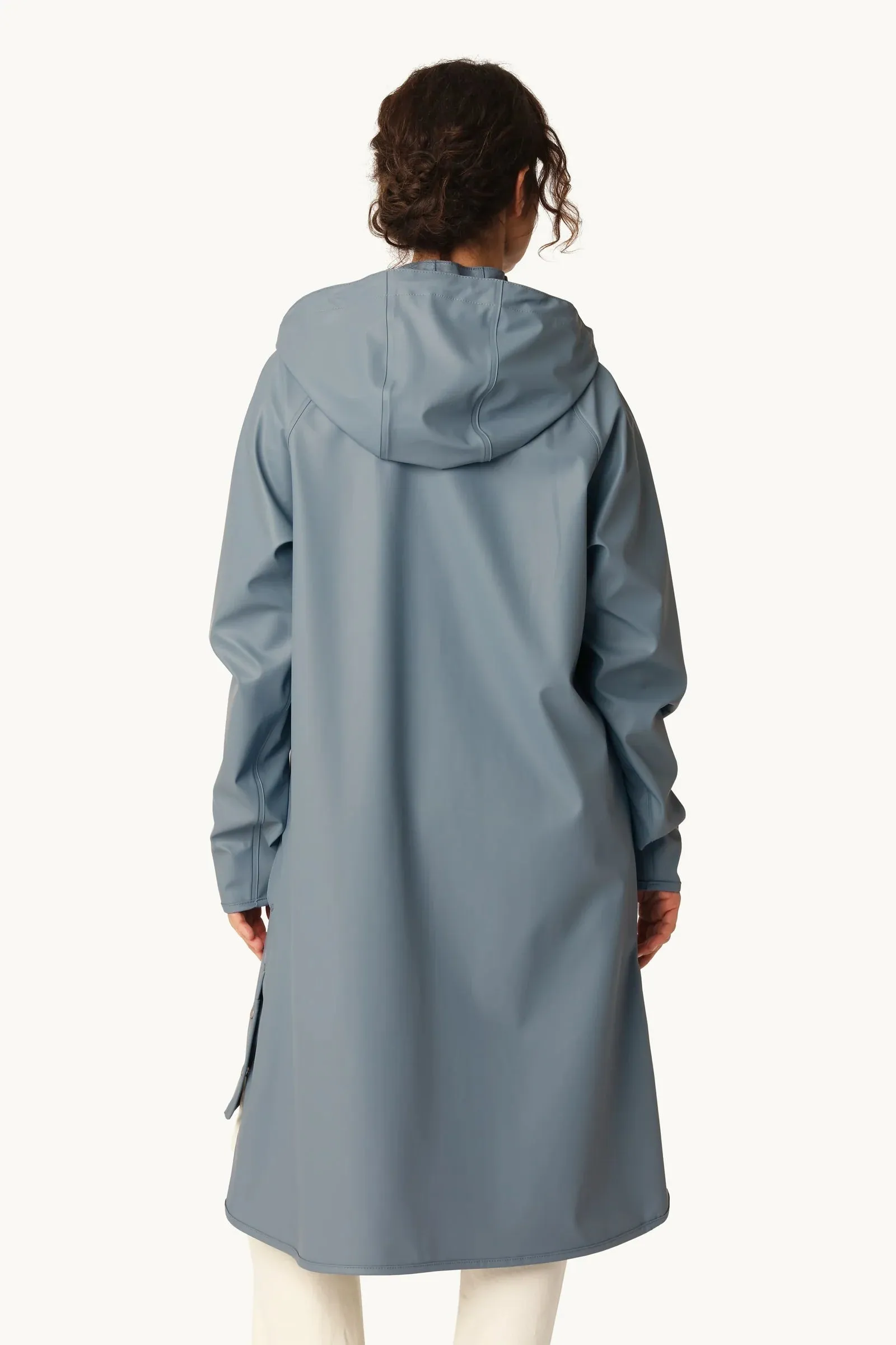 Ilse Jacobsen Rain Jacket - Blue Grey sold by Boutique with Grace product image thumbnail 4