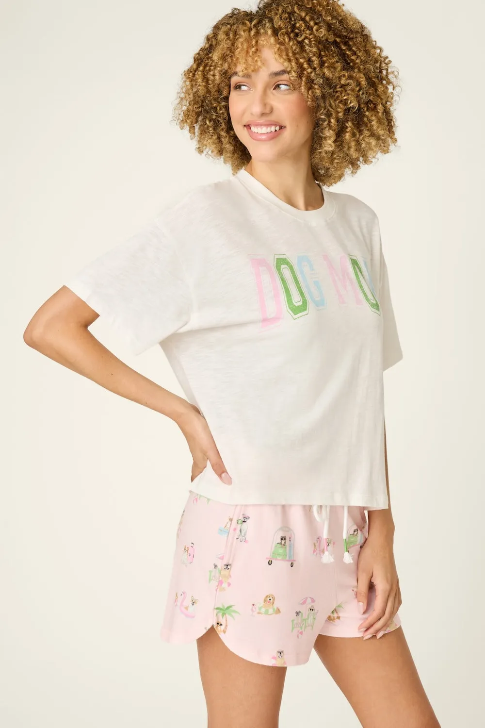PJ Salvage Dog Mom Tee - Ivory sold by Boutique with Grace product image thumbnail 2