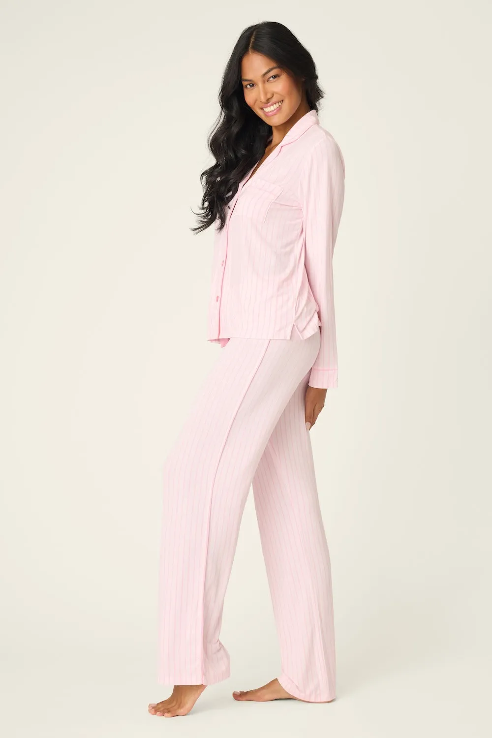PJ Salvage Modal Basics PJ Set - Ballet Pink sold by Boutique with Grace product image thumbnail 5